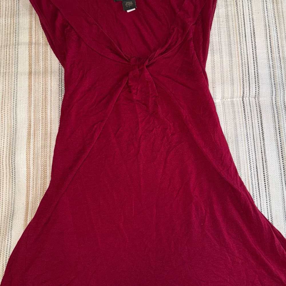 Banana Republic Burgundy Knot Blouse